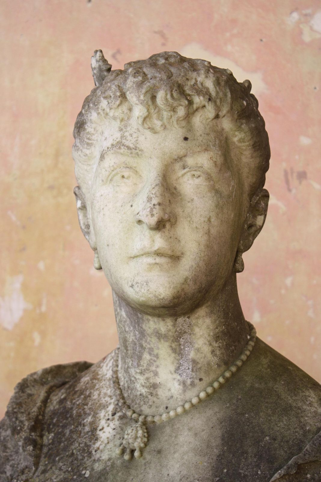 19th Century Philanthropist Annie, Lady Jerningham Large Marble Bust W.R.Ingram photo furniture