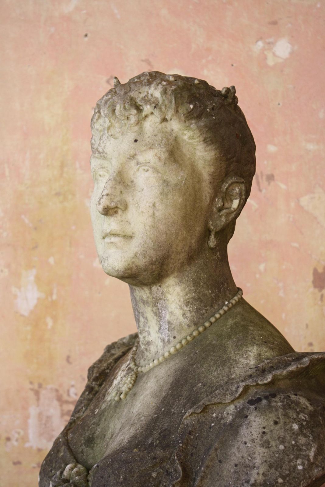 19th Century Philanthropist Annie, Lady Jerningham Large Marble Bust W.R.Ingram photo buy
