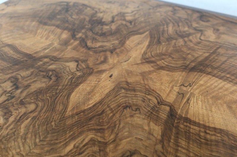 Small Walnut Salon Table, Restoration Period, Early 19th Century photo buy