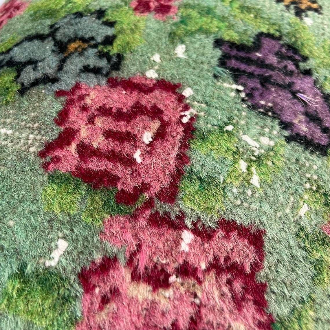 photo furniture Vintage Hand Made Rug Cushion Cover Decorative Rug Pillow Cover Large Vintage Turkish Rug Cushion Cover