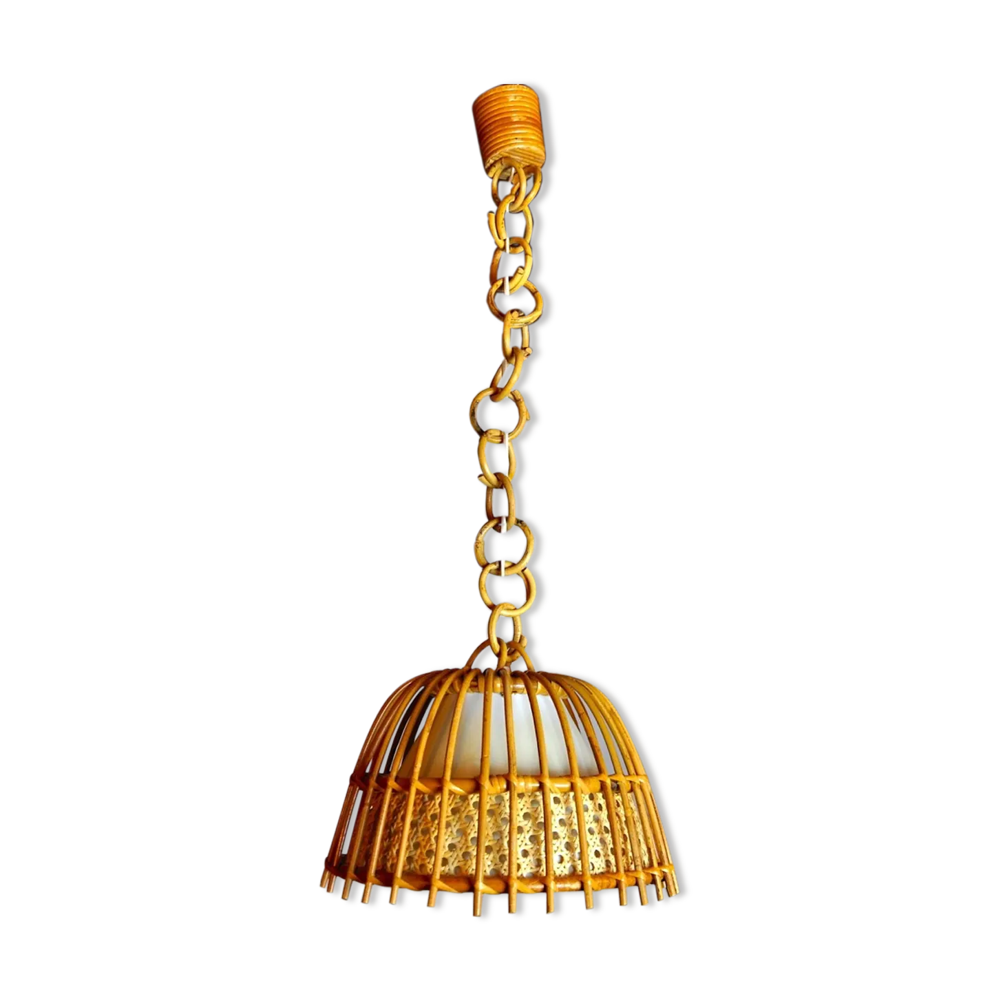 Rattan Suspension France 1960, 1960s