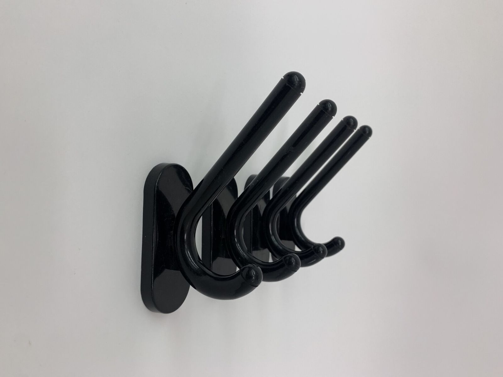 Set Of 4 Con & Con Italian Black Wall Coat / Towel Hangers , 1970’s photo Furniture