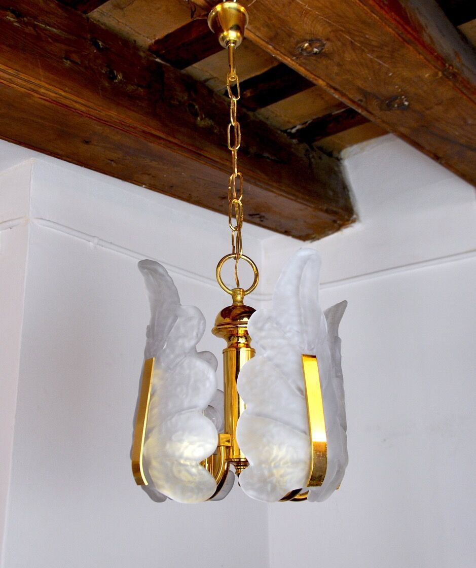 "Leaf" Chandelier By Carl Fagerlund, Murano Glass, Germany, 1970 photo 1989.0