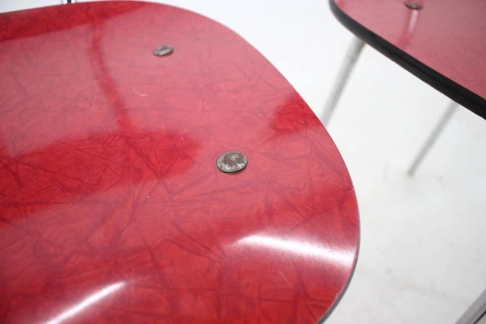 photo for sale 1960s Set Of Six Umakart/Chrome Plated Dining Chairs, Czechoslovakia