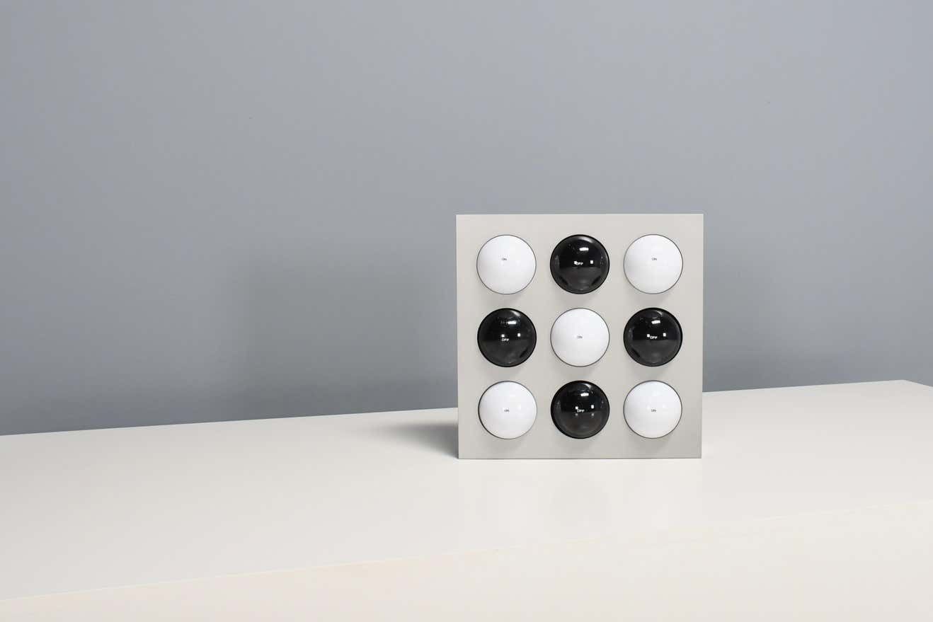 Rare ‘Fifty Fifty' Lamp Designed By Paul Talman, Circa 1965 photo for sale