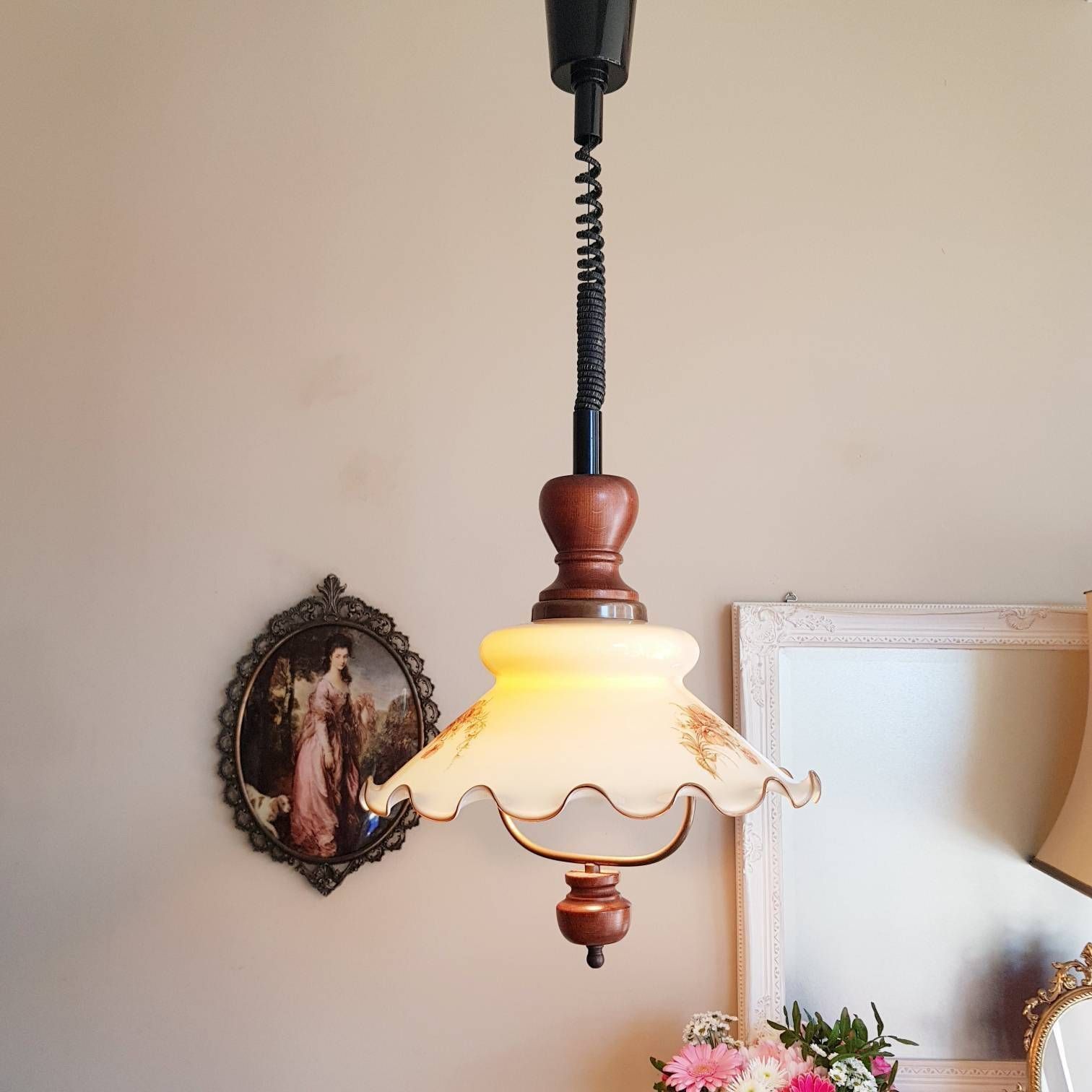 Hanglamp, Verstelbare Hanglamp, Zeldzaam photo for sale