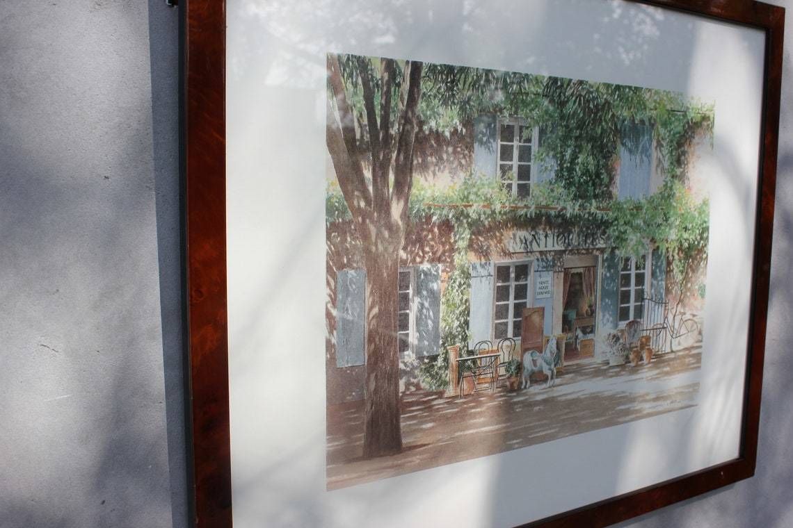 Framed Art Print By Laurence David Vintage Antique Shop Managers Gift photo 102.0