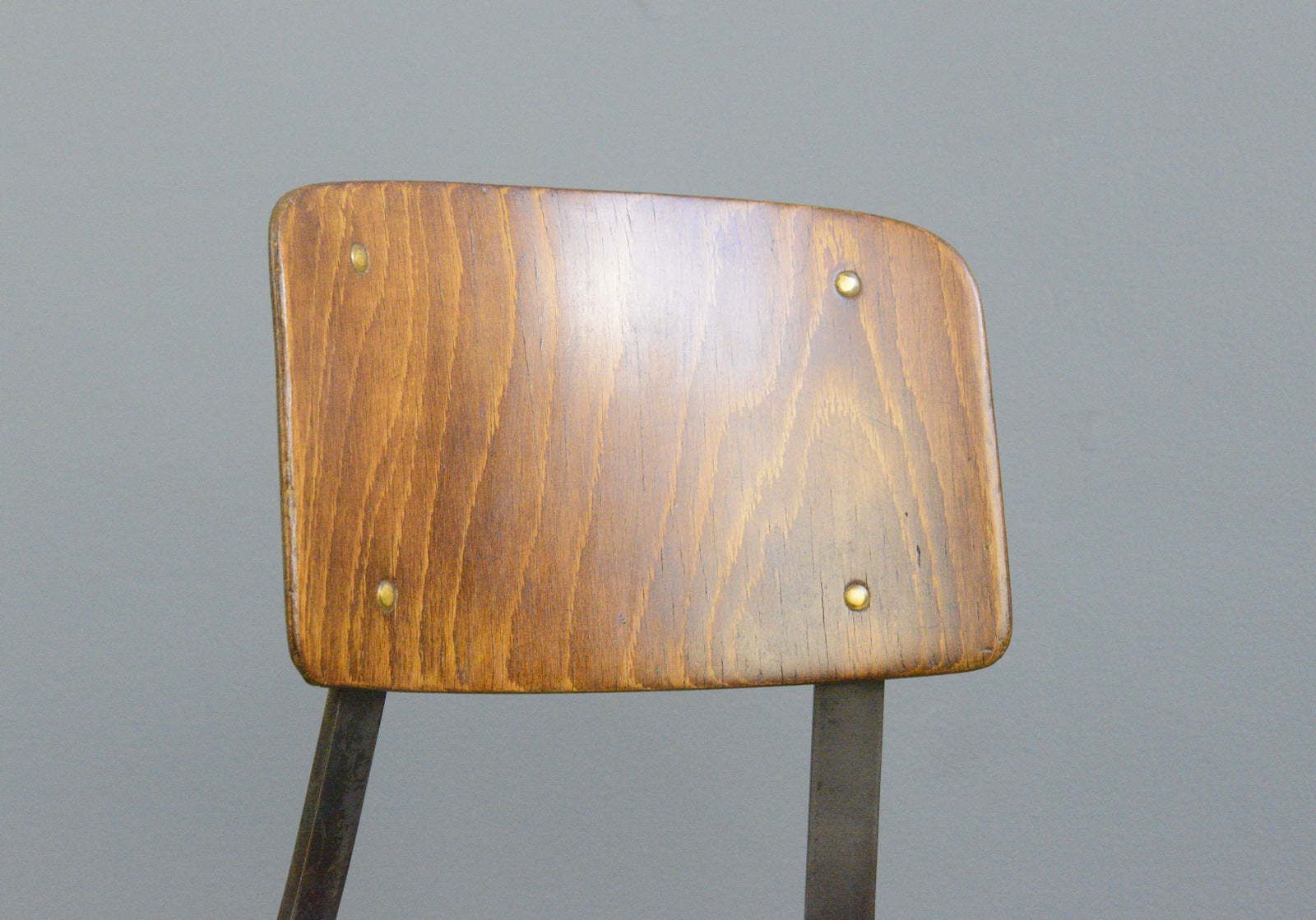 Industrial Factory Chair By Rowac Circa 1920s photo vinterior