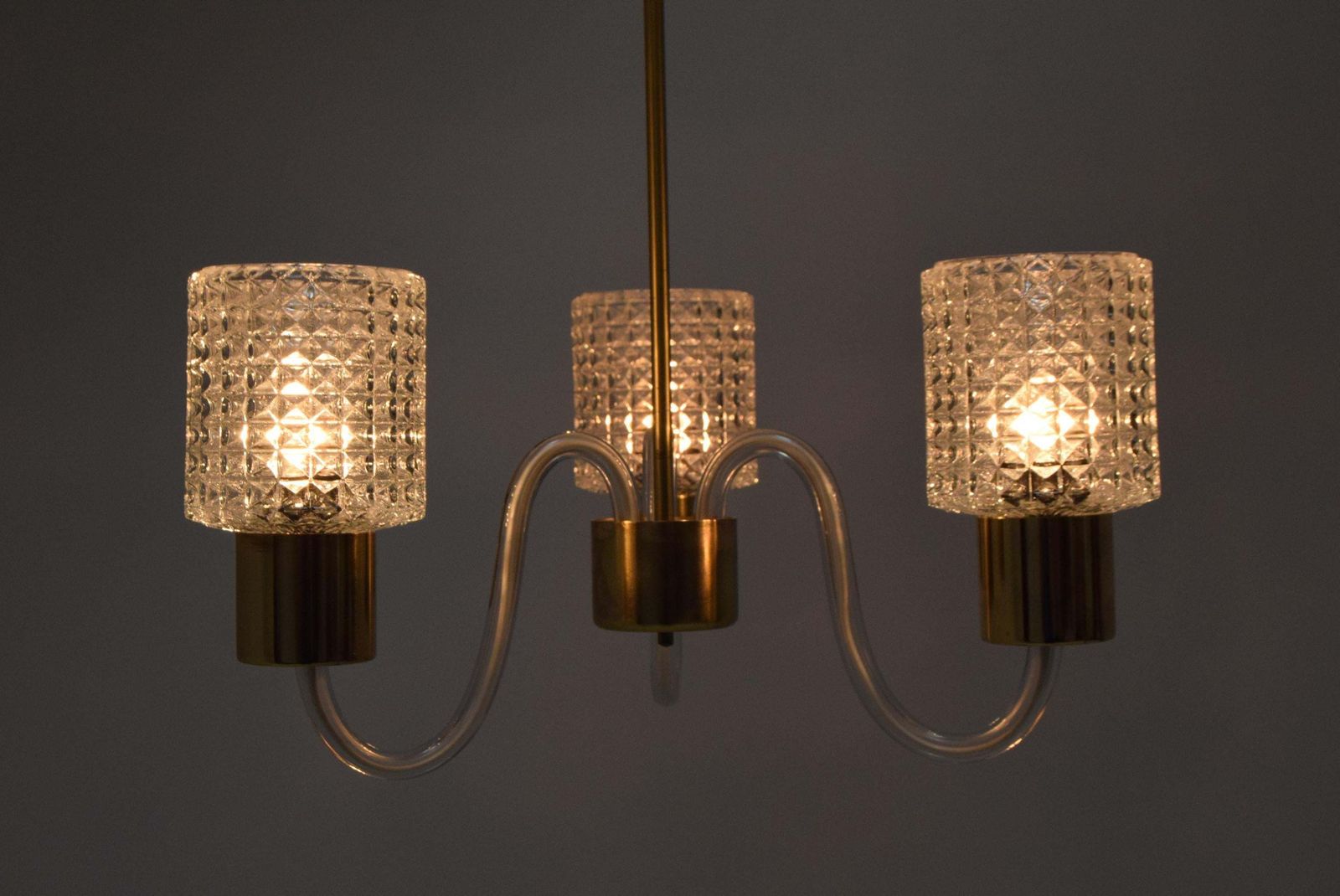 photo vinterior Mid Century Chandelier/Kamenicky Senov, 1960´S
