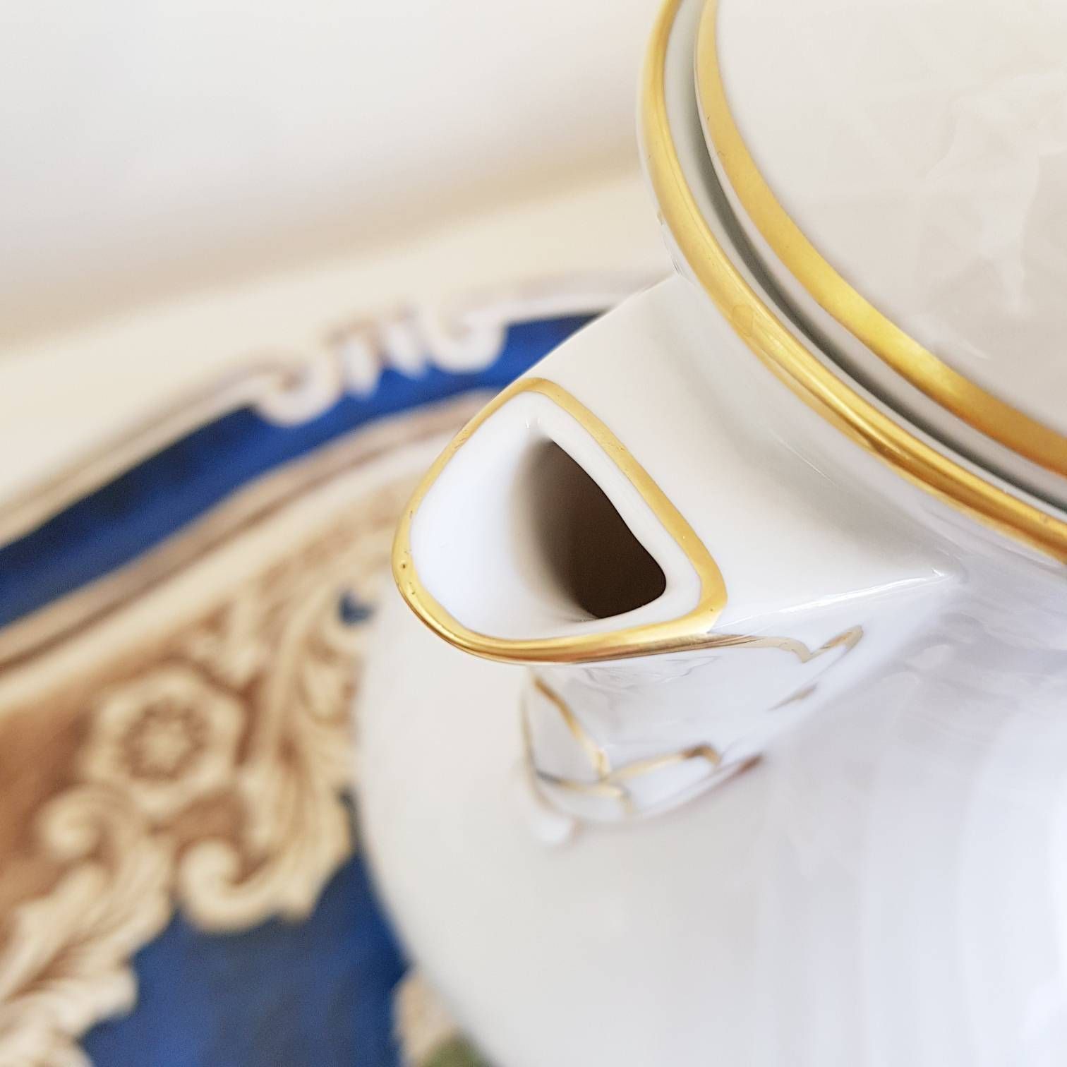 Vintage Dresden Set, Made In Germany, Thee /Koffieservies, Tafelservies, Cadeau Idee photo buy