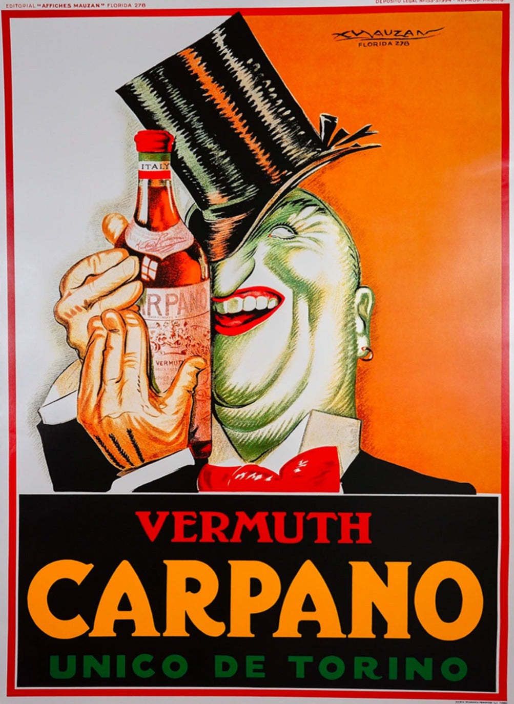 Carpano Original Vintage Poster