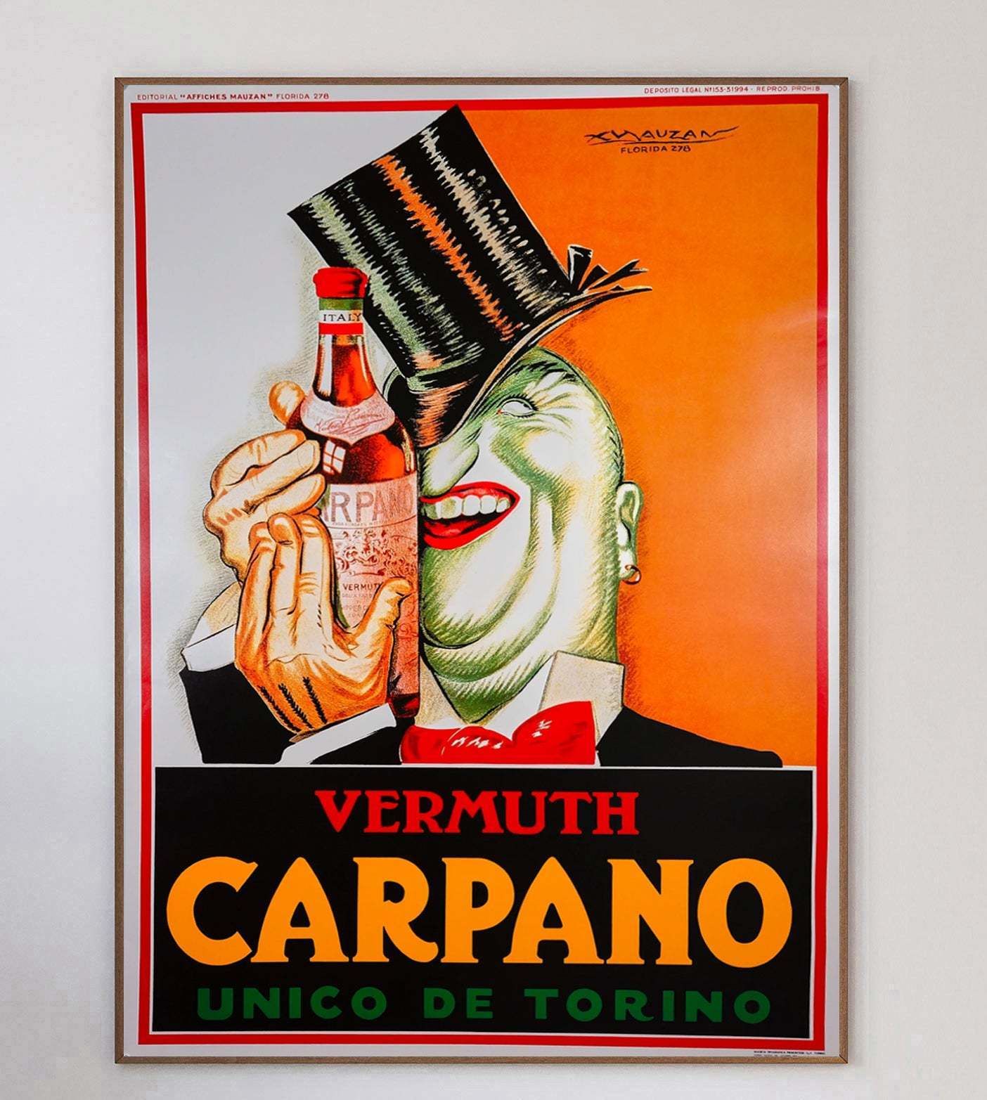 Carpano Original Vintage Poster photo 642.0