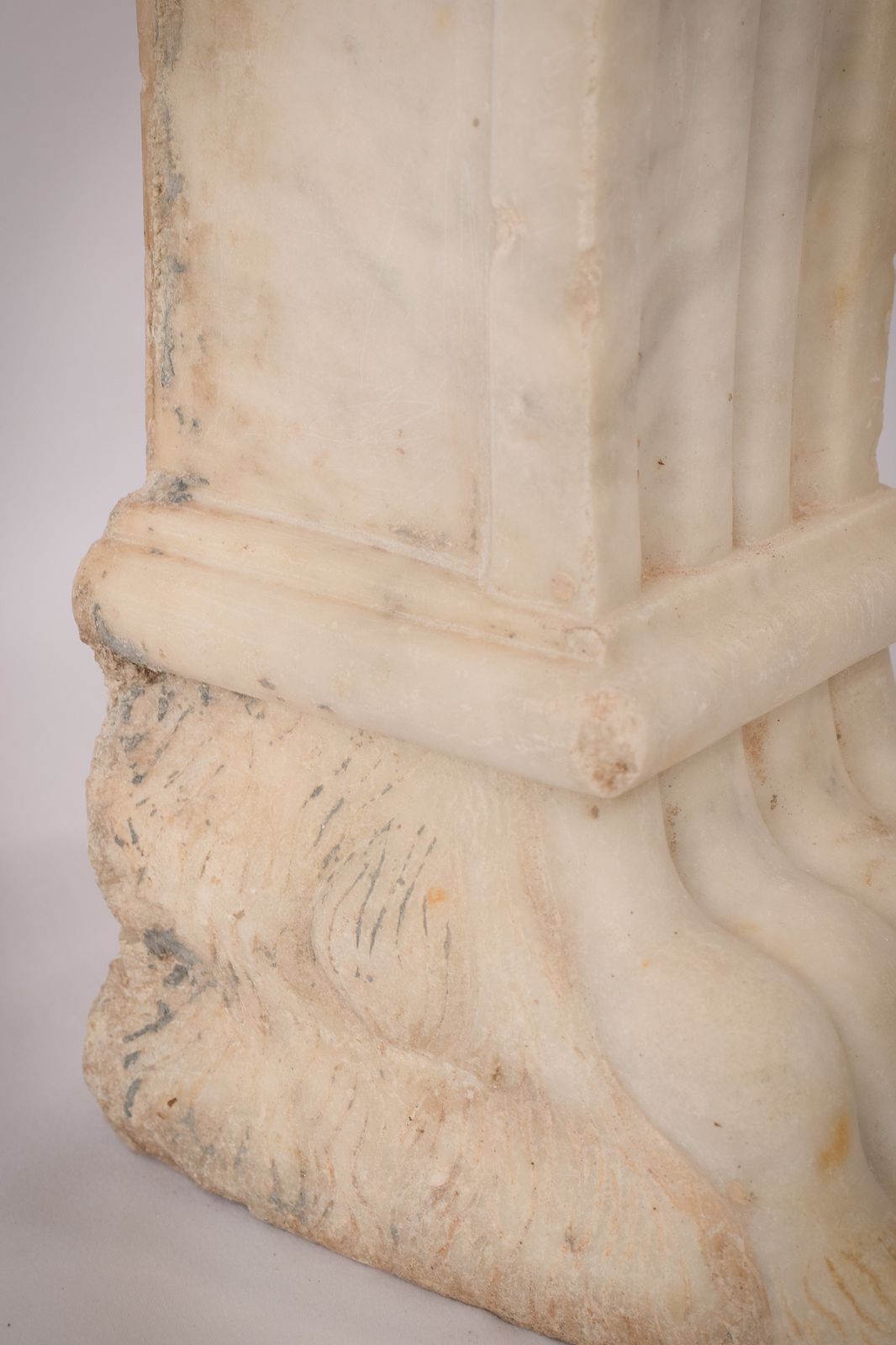 Kunst Antieke Marmeren Console, 19e Eeuw photo