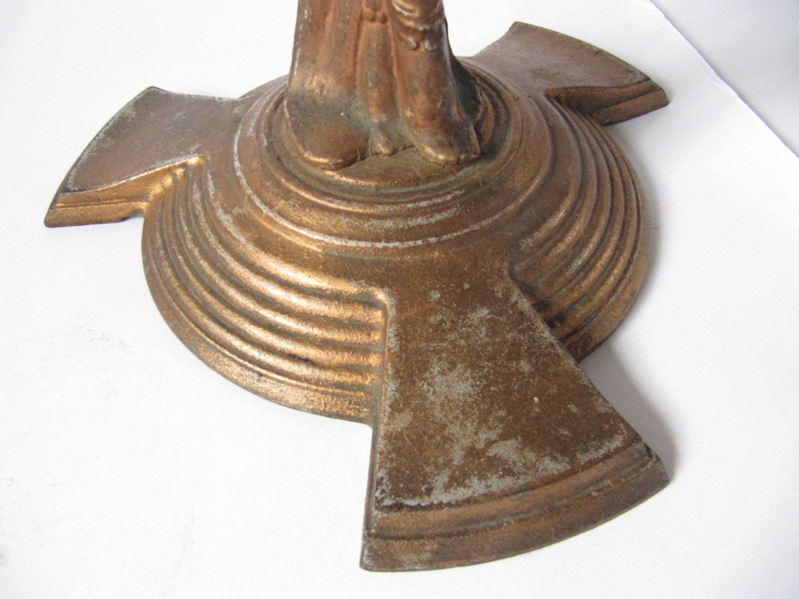 1695.0 Art Deco C1920s Cast Iron & Marble French Cafe Bar Or Side Tables (We Have Several In Stock) photo