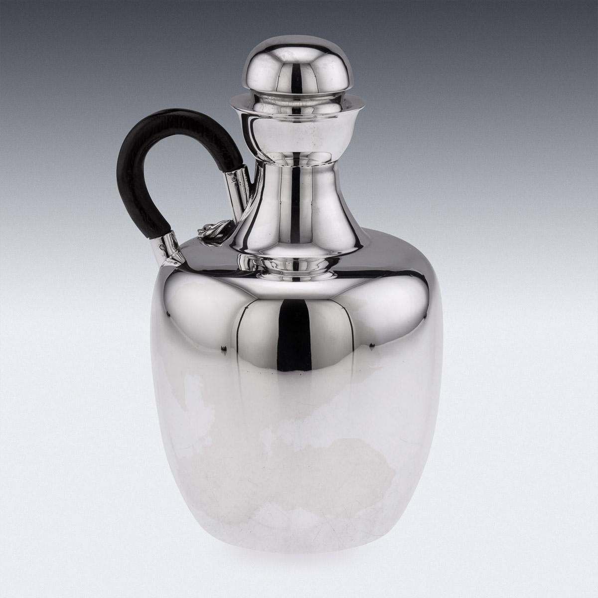 20th Century Italian Silver Ballantine's Whisky Decanter, C.1960 photo for sale