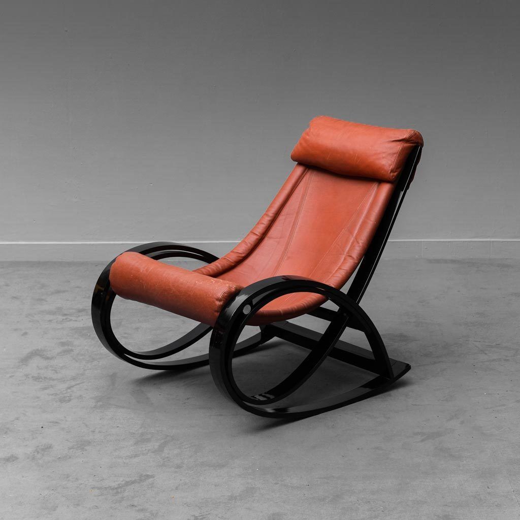 Rocking Chair Sgarsul Gae Aulenti Poltronova 60s Vintage