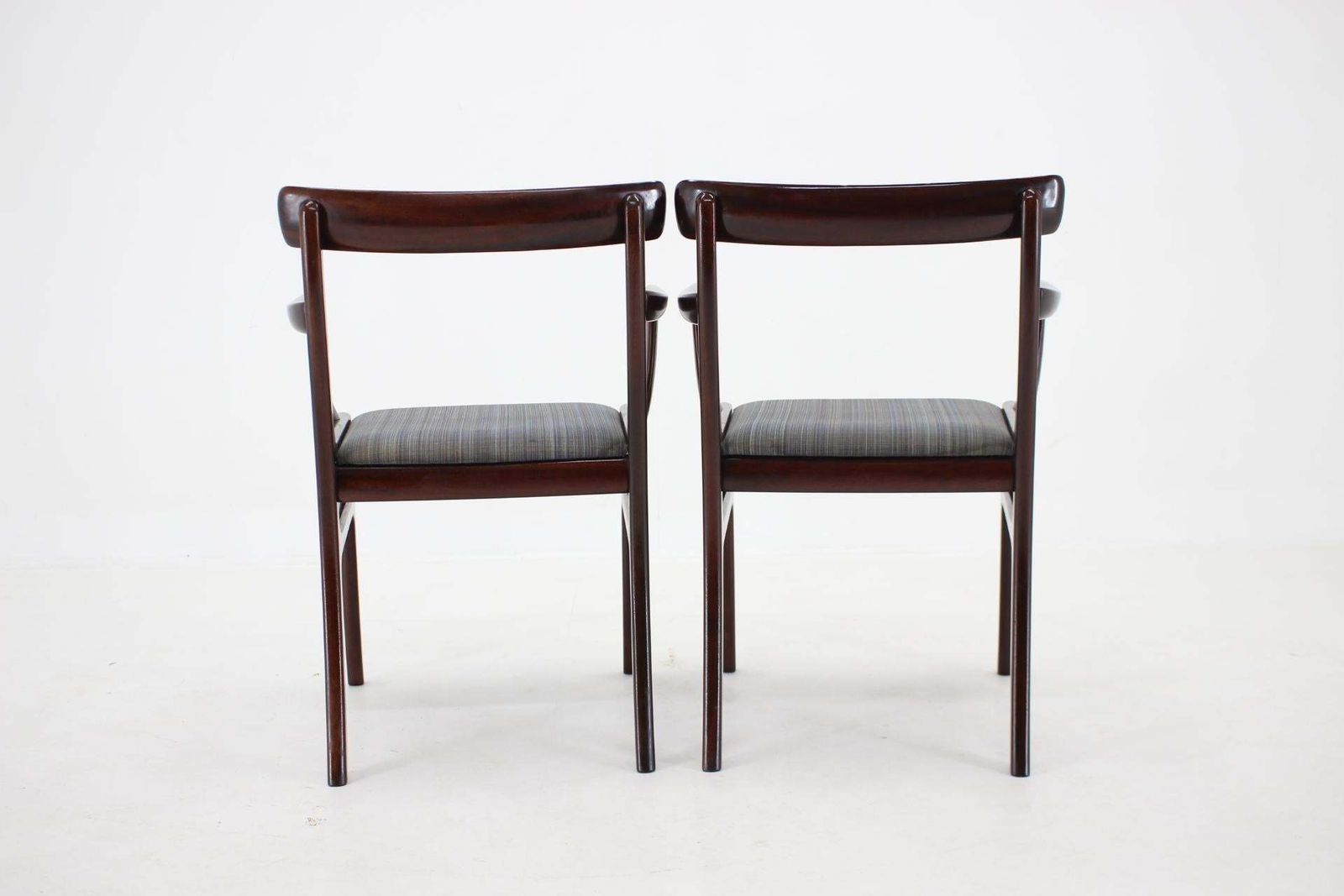 1950s Ole Wanscher Rungstedlund Chairs In Mahogany Denmark, Set Of 5 photo vintage