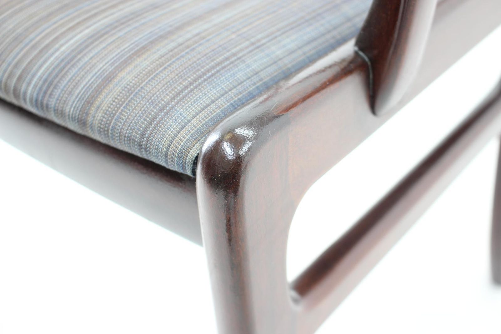 Furniture 1950s Ole Wanscher Rungstedlund Chairs In Mahogany Denmark, Set Of 5 photo