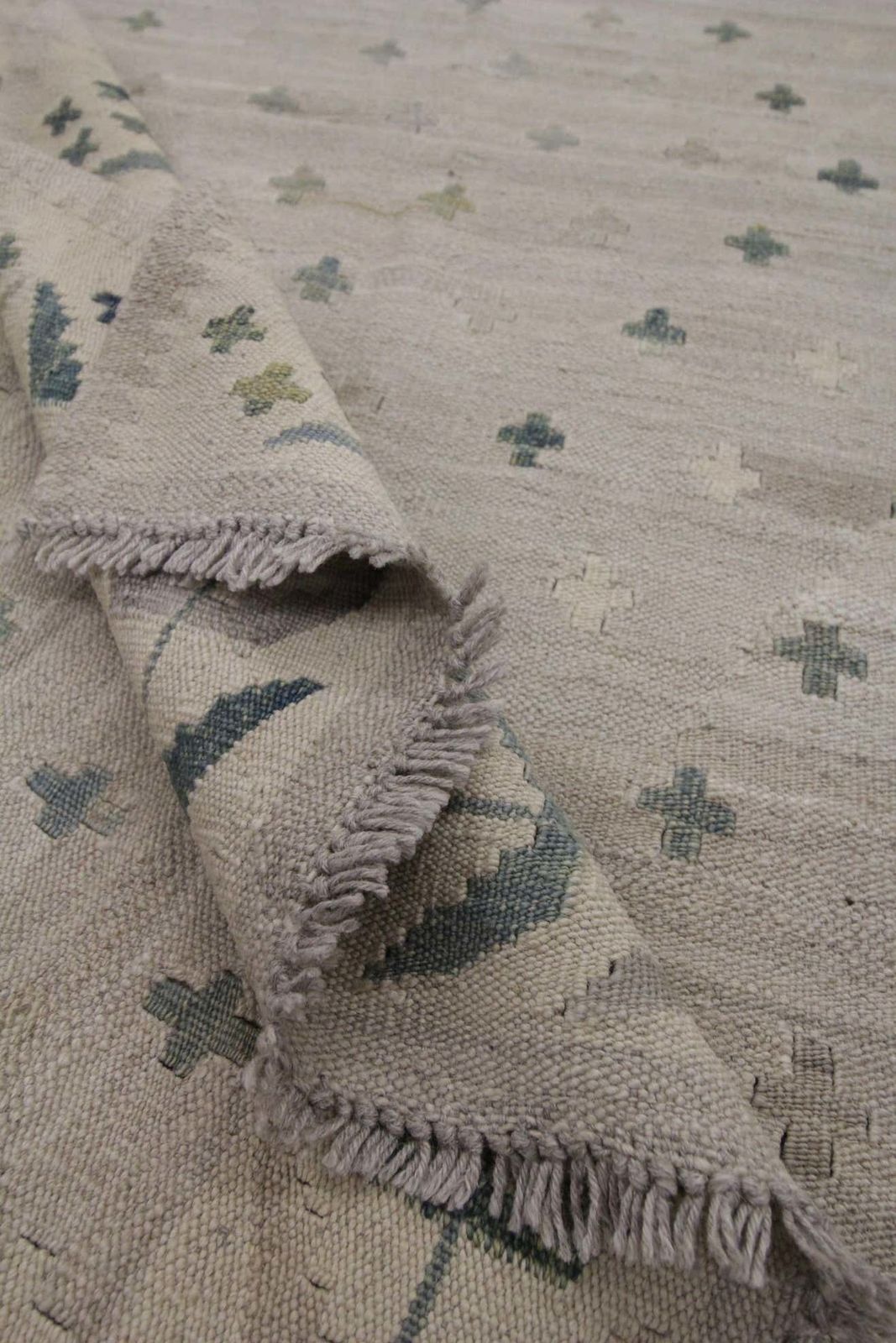 Beige Kilim Traditional Carpet Kilim Scandinavian Style Wool Area Rug photo buy