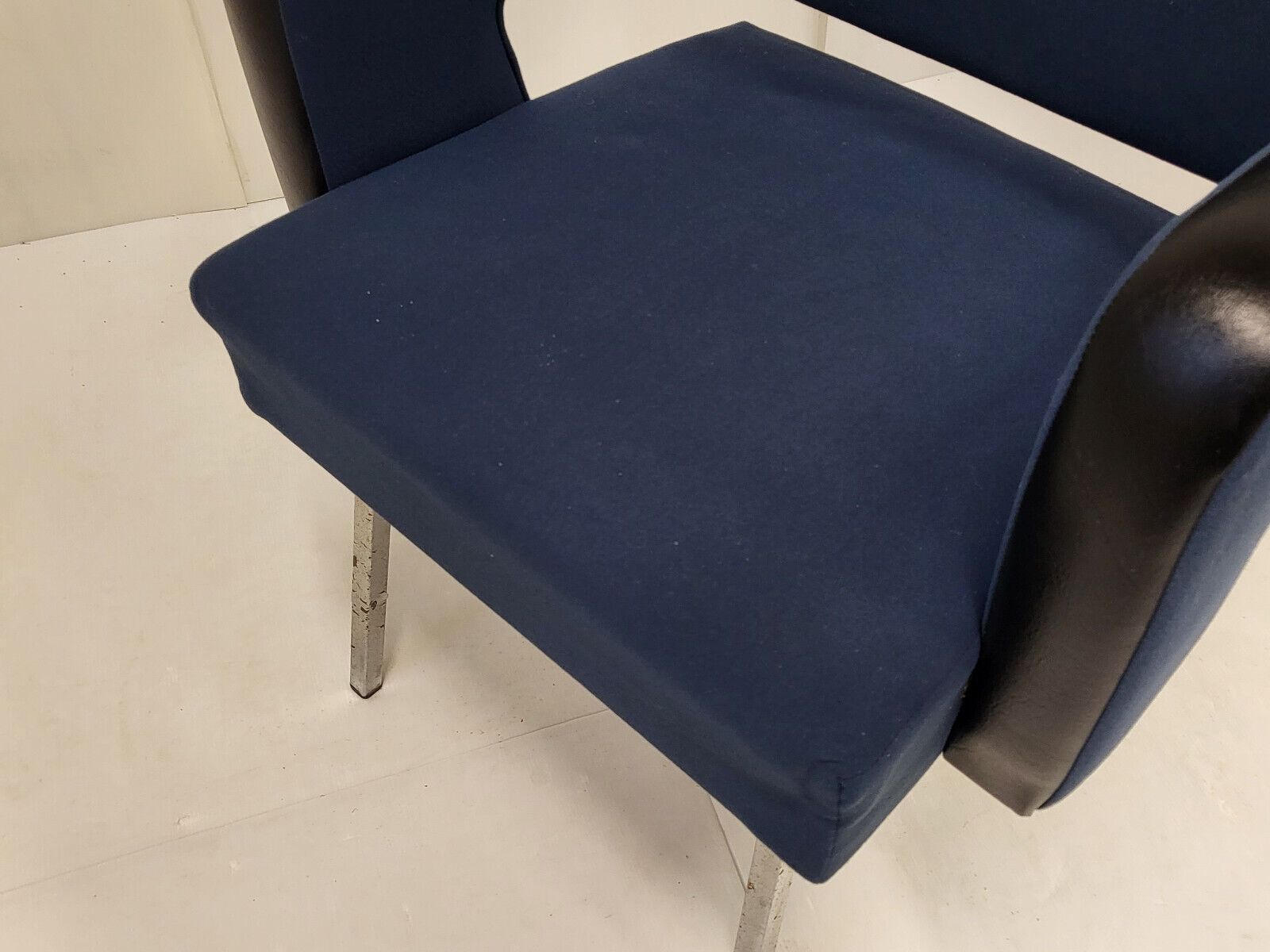 Paar "President" Fauteuils Van Jacques Adnet, Ca. Jaren 1950 photo Meubels