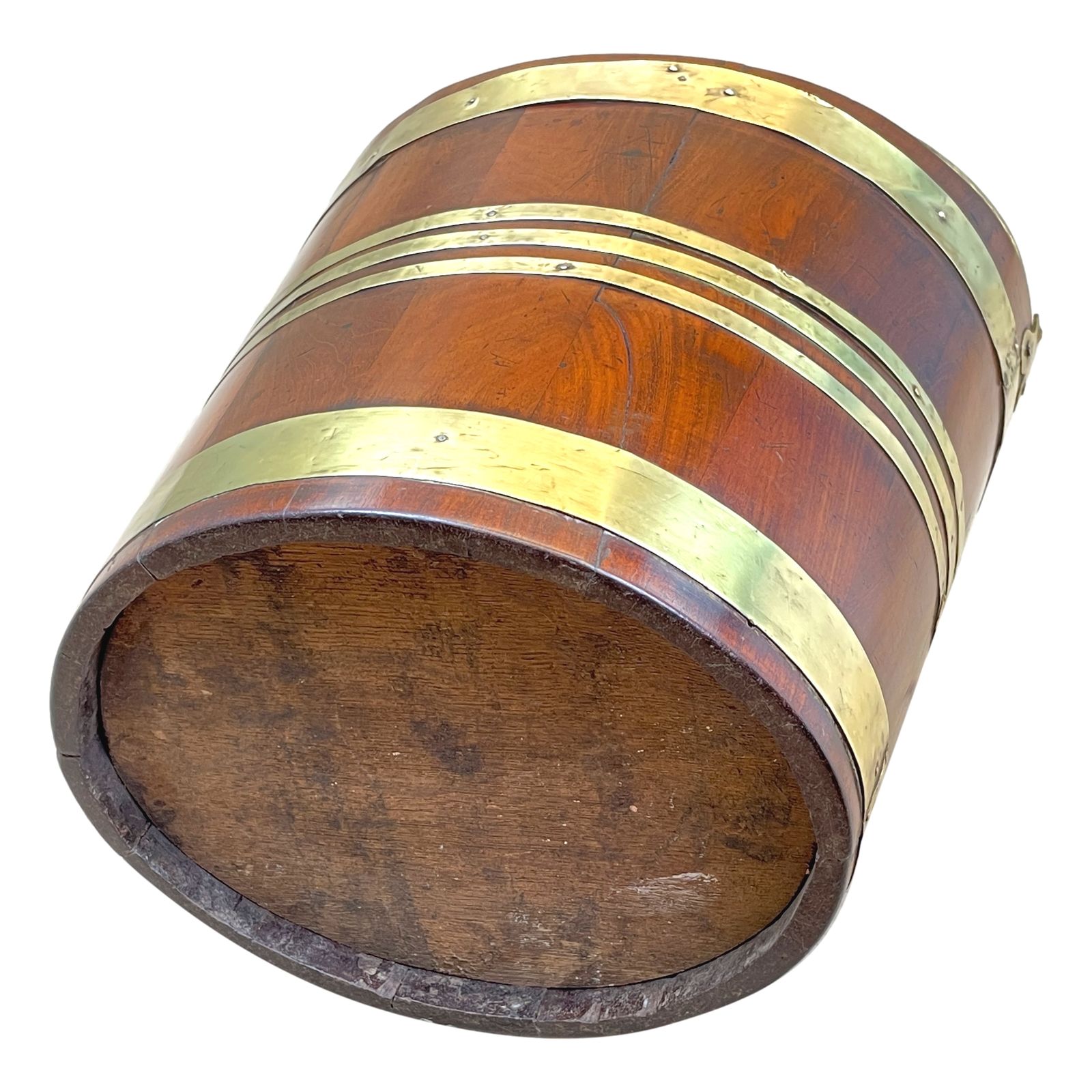 Georgian Mahogany & Brass Bucket (England, Circa 1770) photo buy