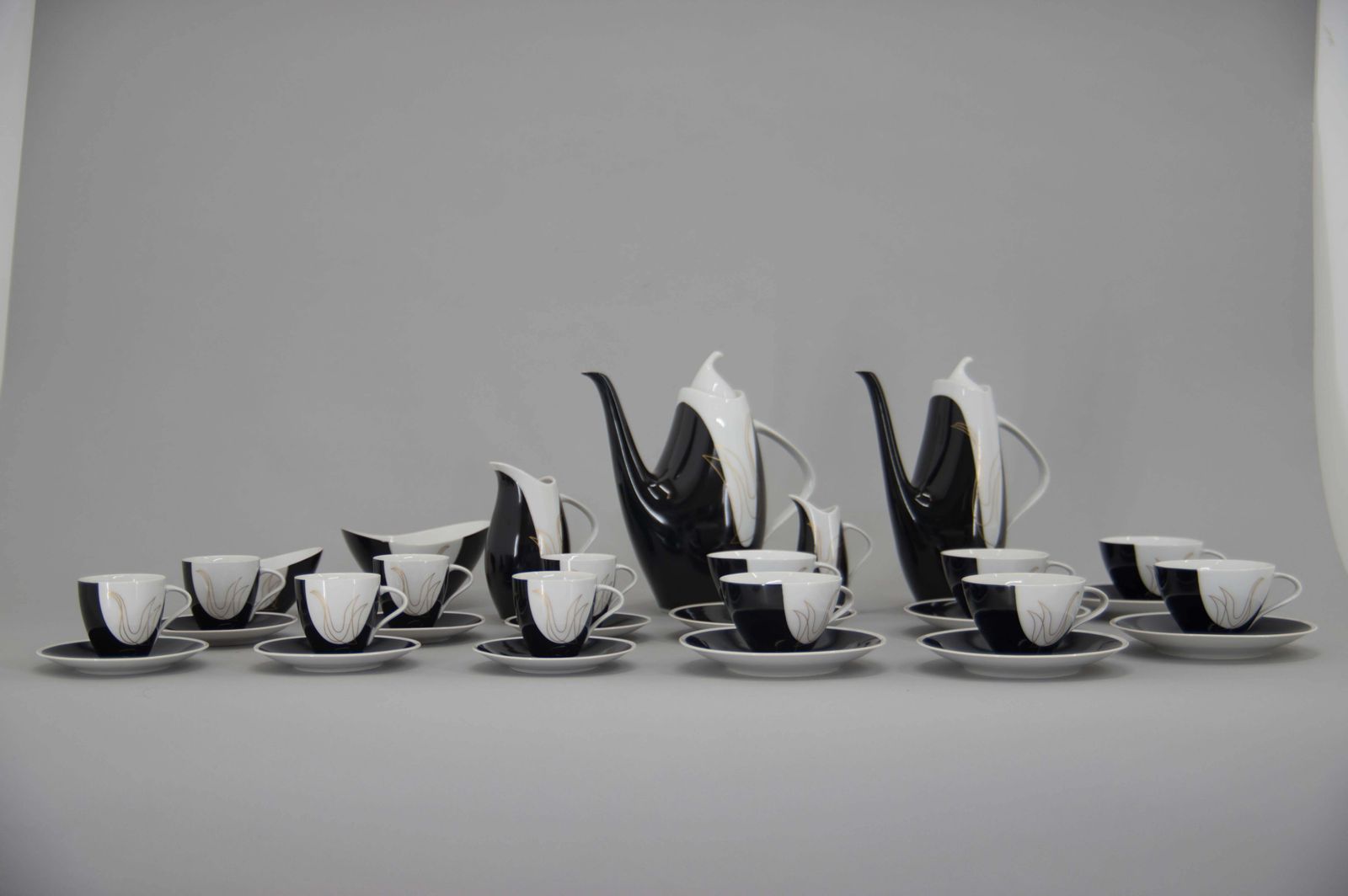 1824.0 Tea And Coffee Set "Elka" By Jezek For Brezova Pirkenhammer, 1960s photo