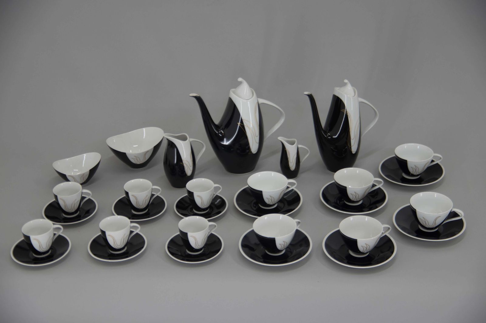 photo vinterior Tea And Coffee Set "Elka" By Jezek For Brezova Pirkenhammer, 1960s