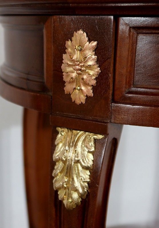 Furniture Small Living Room Table In Solid Mahogany, Louis XVI Style, Early 20th Century photo