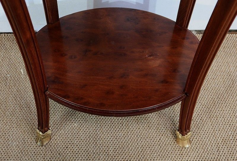 photo vintage Small Living Room Table In Solid Mahogany, Louis XVI Style, Early 20th Century