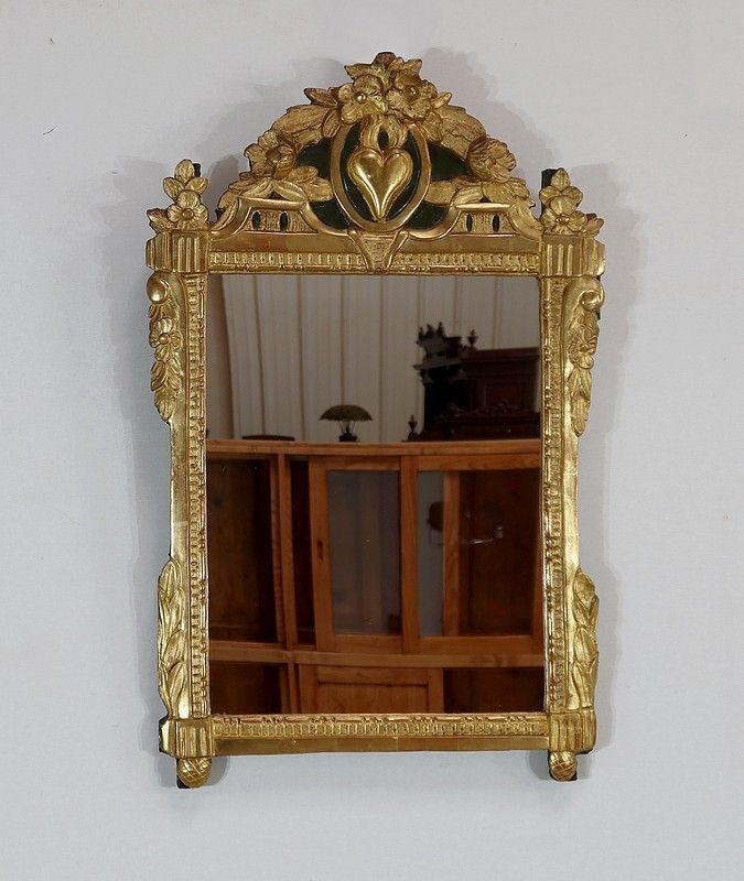 Mirror In Gilded Wood, Louis XVI Style, Early 20th Century