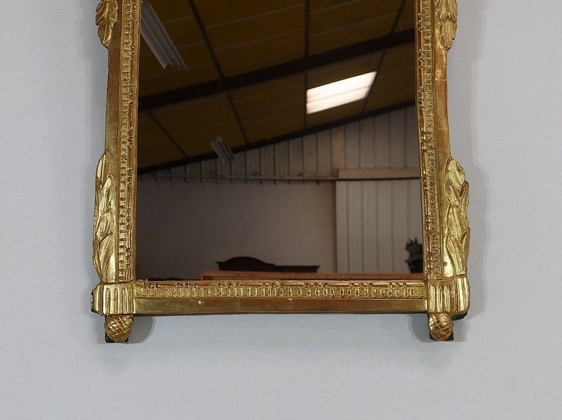 photo for sale Mirror In Gilded Wood, Louis XVI Style, Early 20th Century