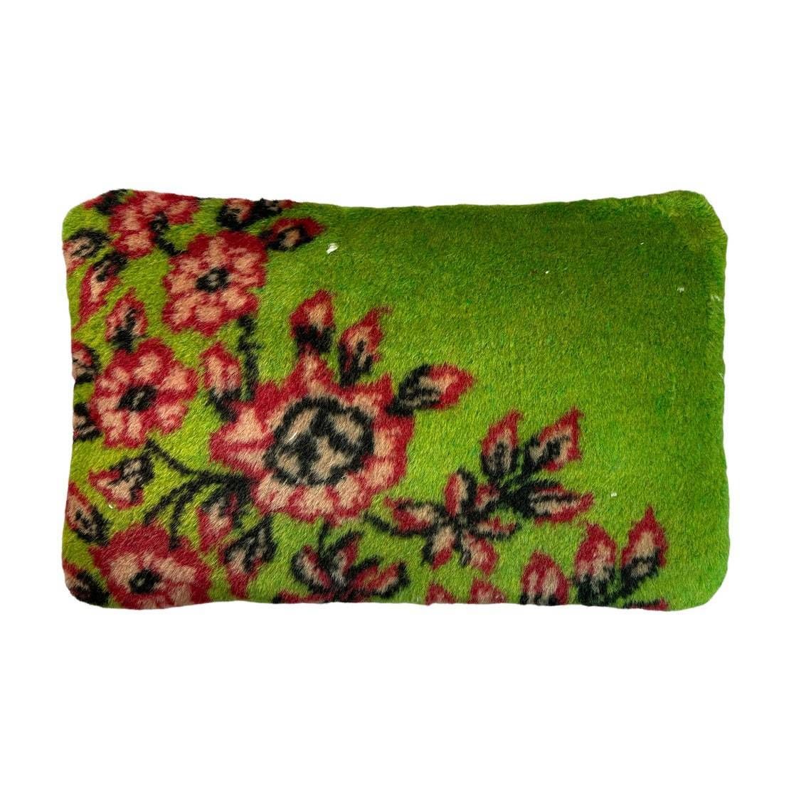 12'' X 20'' Vintage Hand Made Rug Cushion Cover, 30 X 50 Cm Decorative Rug Pillow Cover, Large Vintage Turkish Rug Cushion Cover