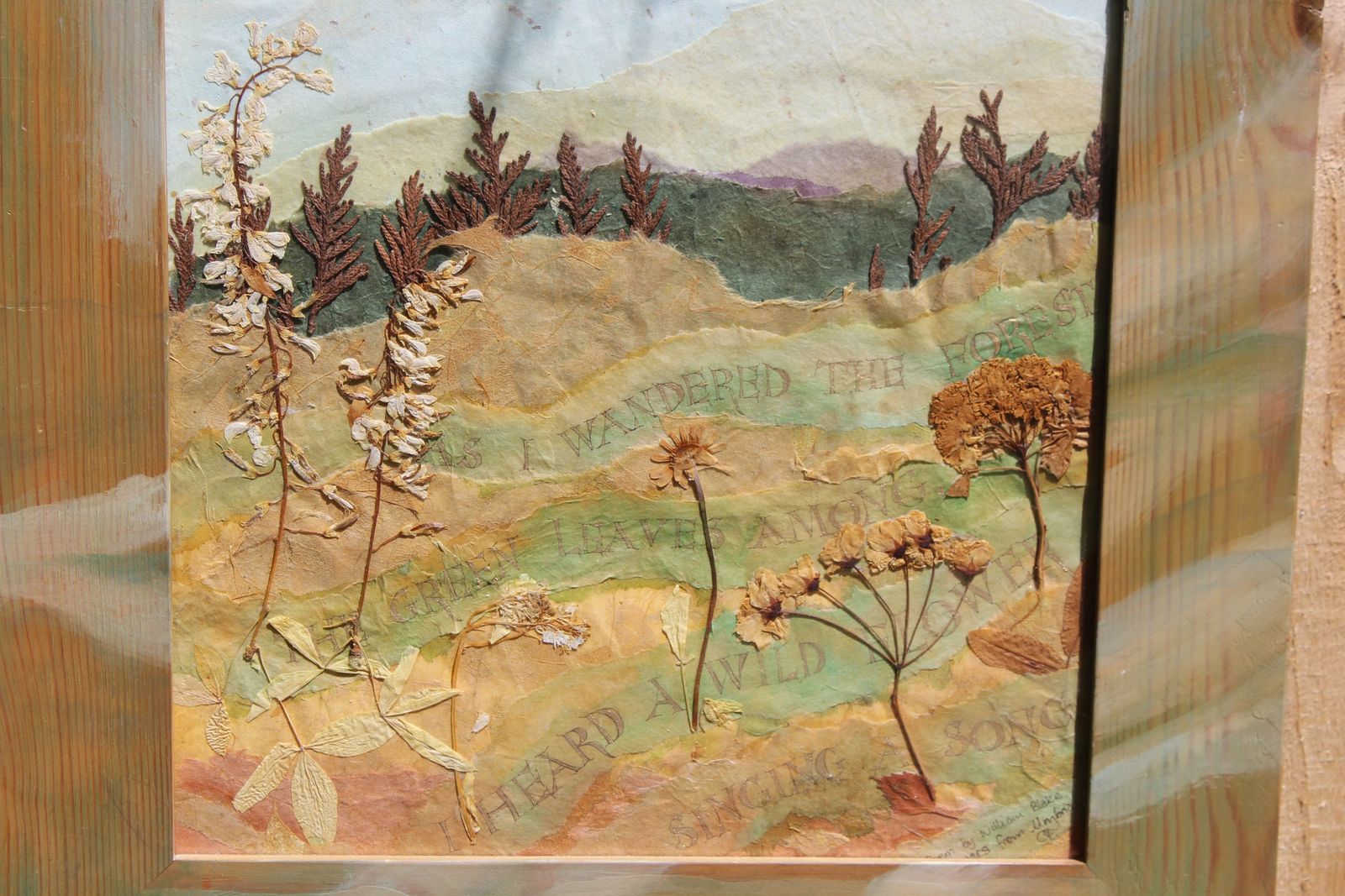 Vintage Original Mixed Media Painting photo for sale