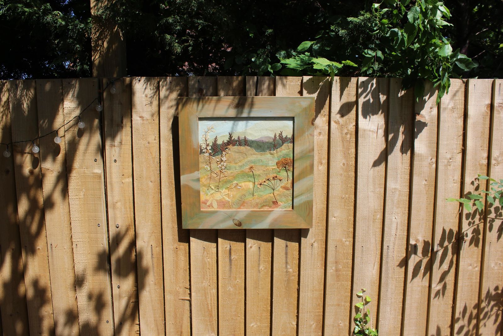 Vintage Original Mixed Media Painting photo 165.0