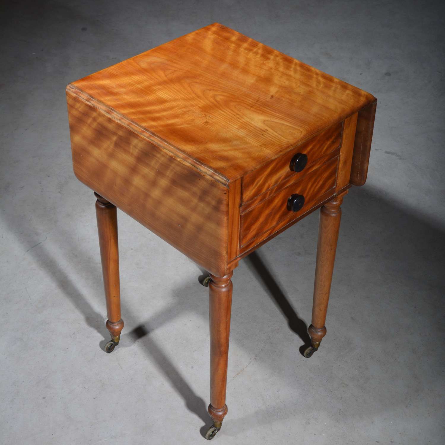 Satin Birch Bedside Table, Or Lamp Table photo for sale