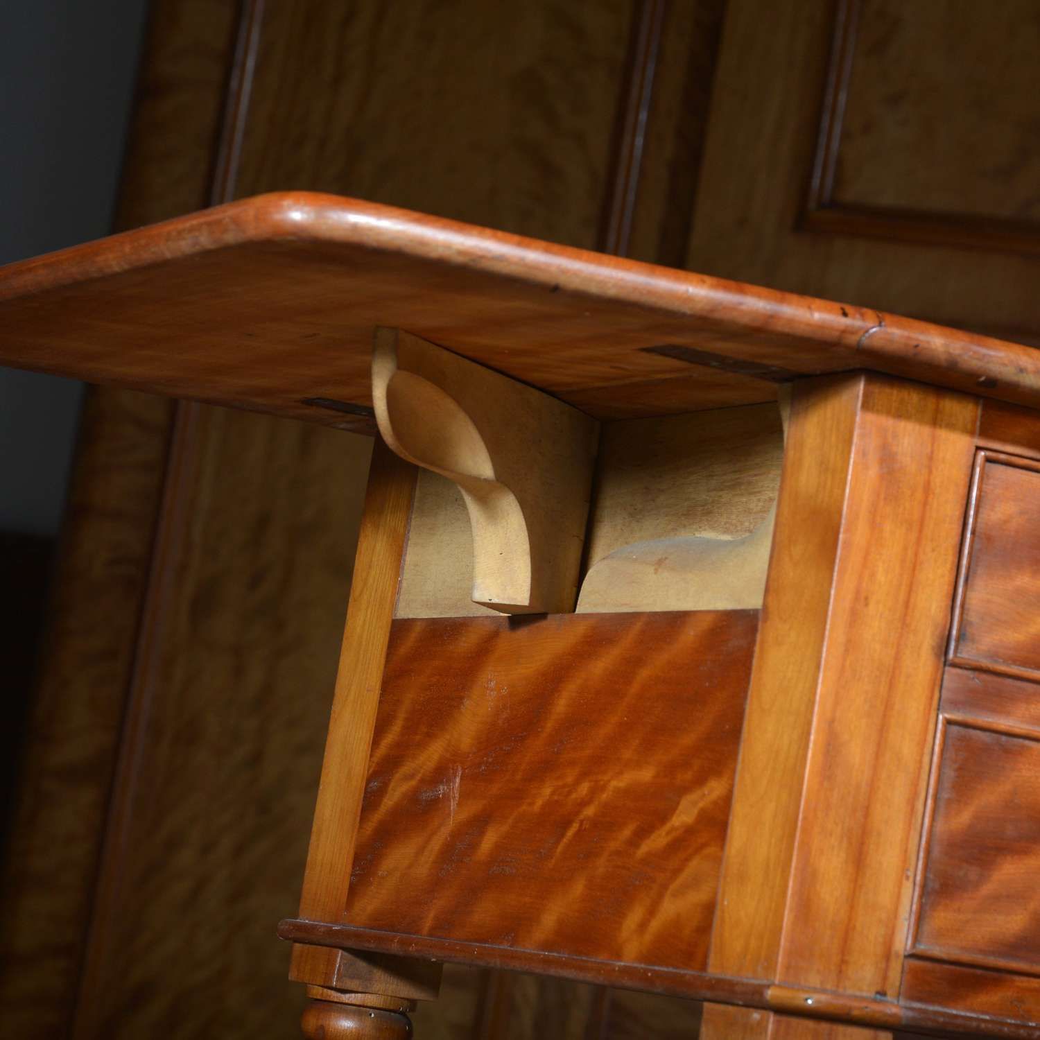 Satin Birch Bedside Table, Or Lamp Table photo buy