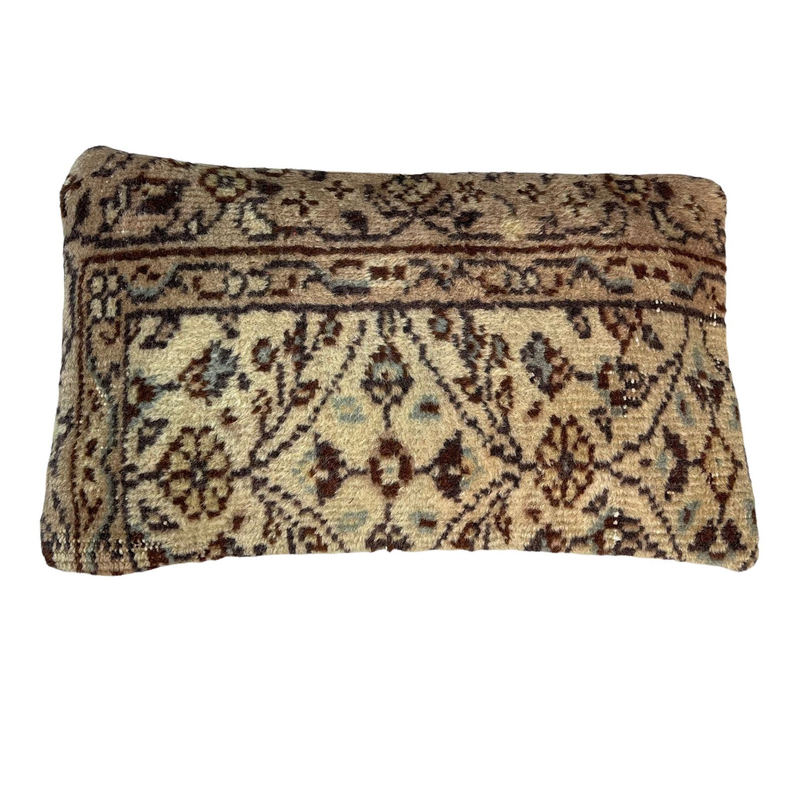 12'' X 20'' Vintage Handgeknoopt Tapijtkussen, 30 X 50 Cm Decoratieve Tapijtsierkussen, Groot Vintage Turks Tapijtkussen photo Textiel