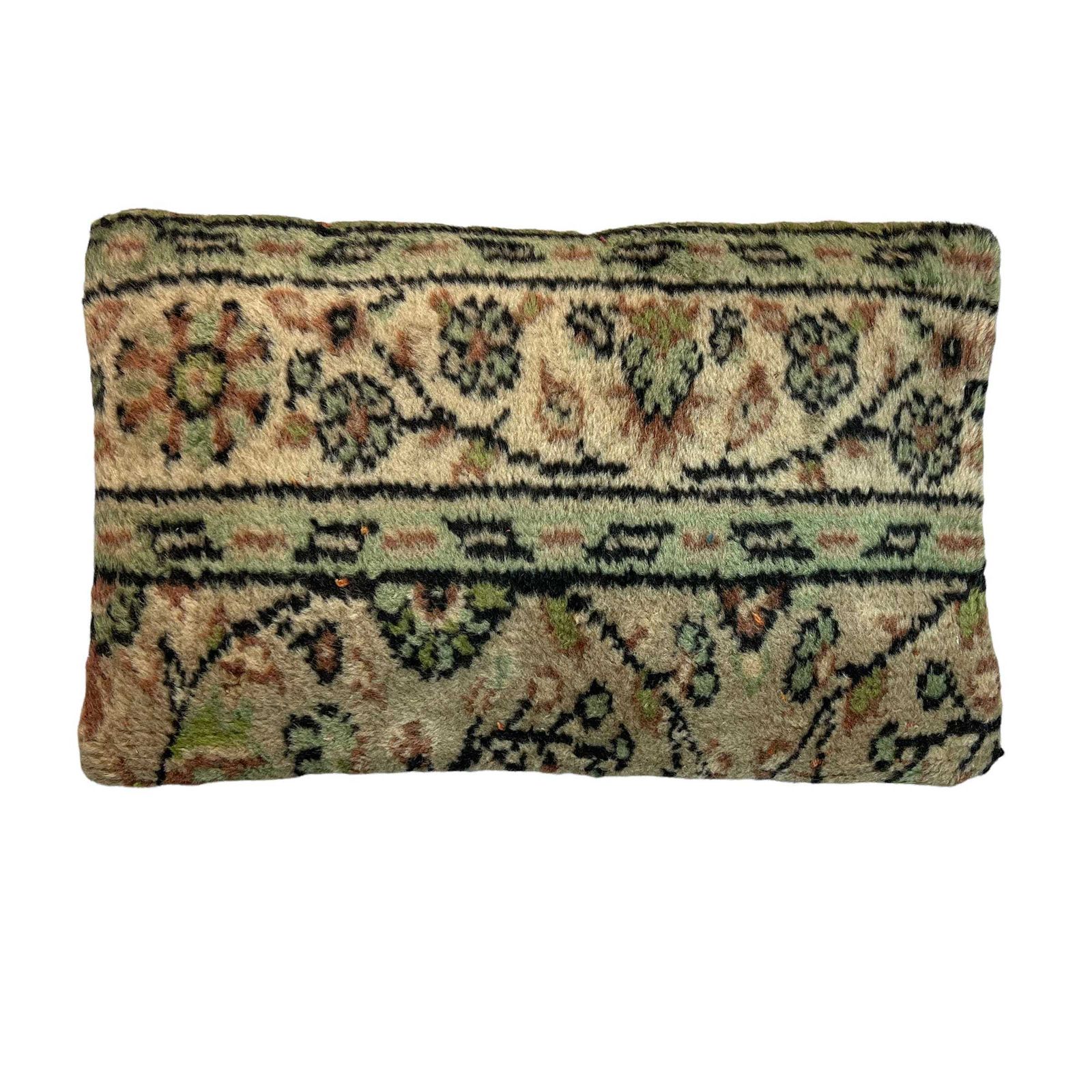 12'' X 20'' Vintage Hand Made Rug Cushion Cover, 30 X 50 Cm Decorative Rug Pillow Cover, Large Vintage Turkish Rug Cushion Cover