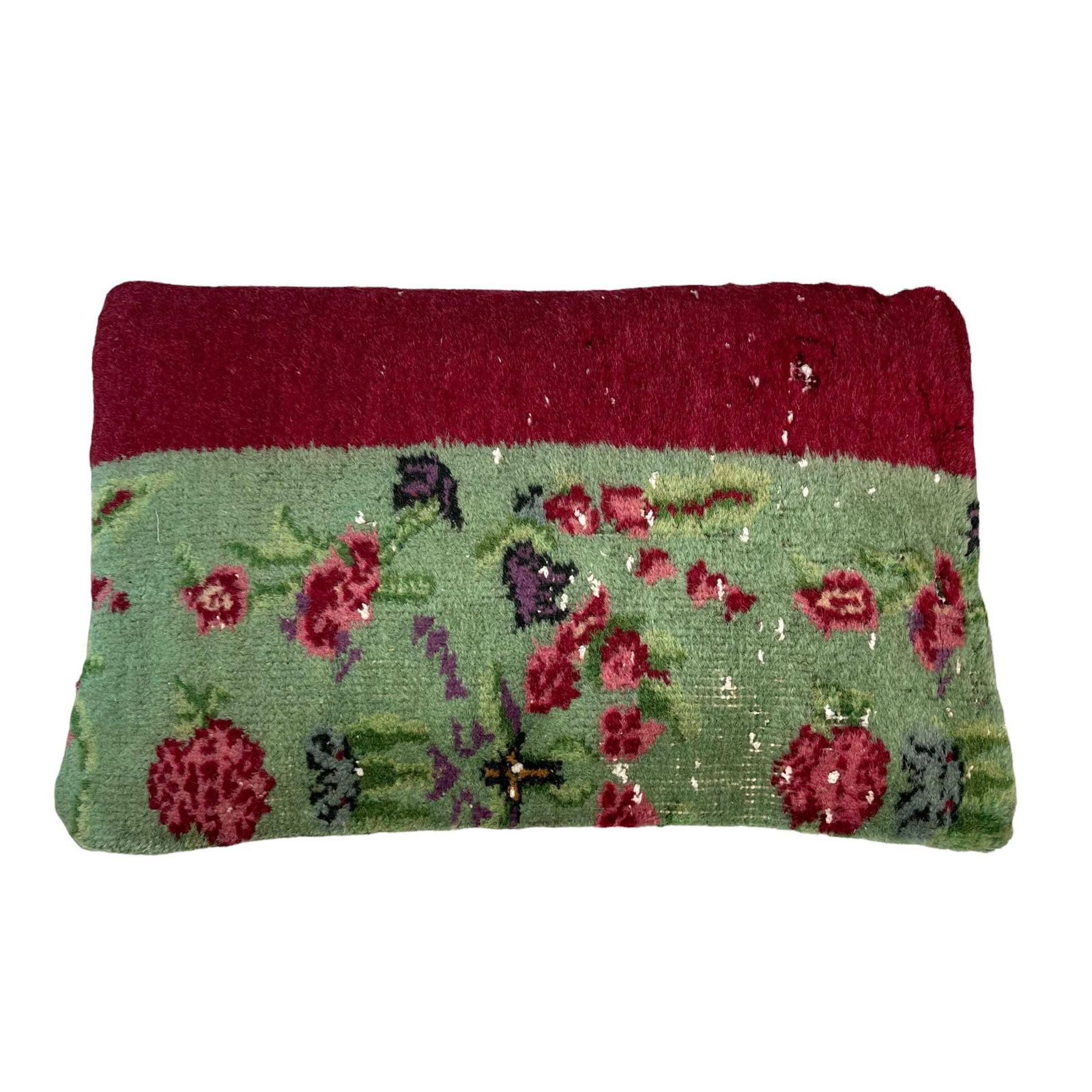 12'' X 20'' Vintage Hand Made Rug Cushion Cover, 30 X 50 Cm Decorative Rug Pillow Cover, Large Vintage Turkish Rug Cushion Cover photo 71.0