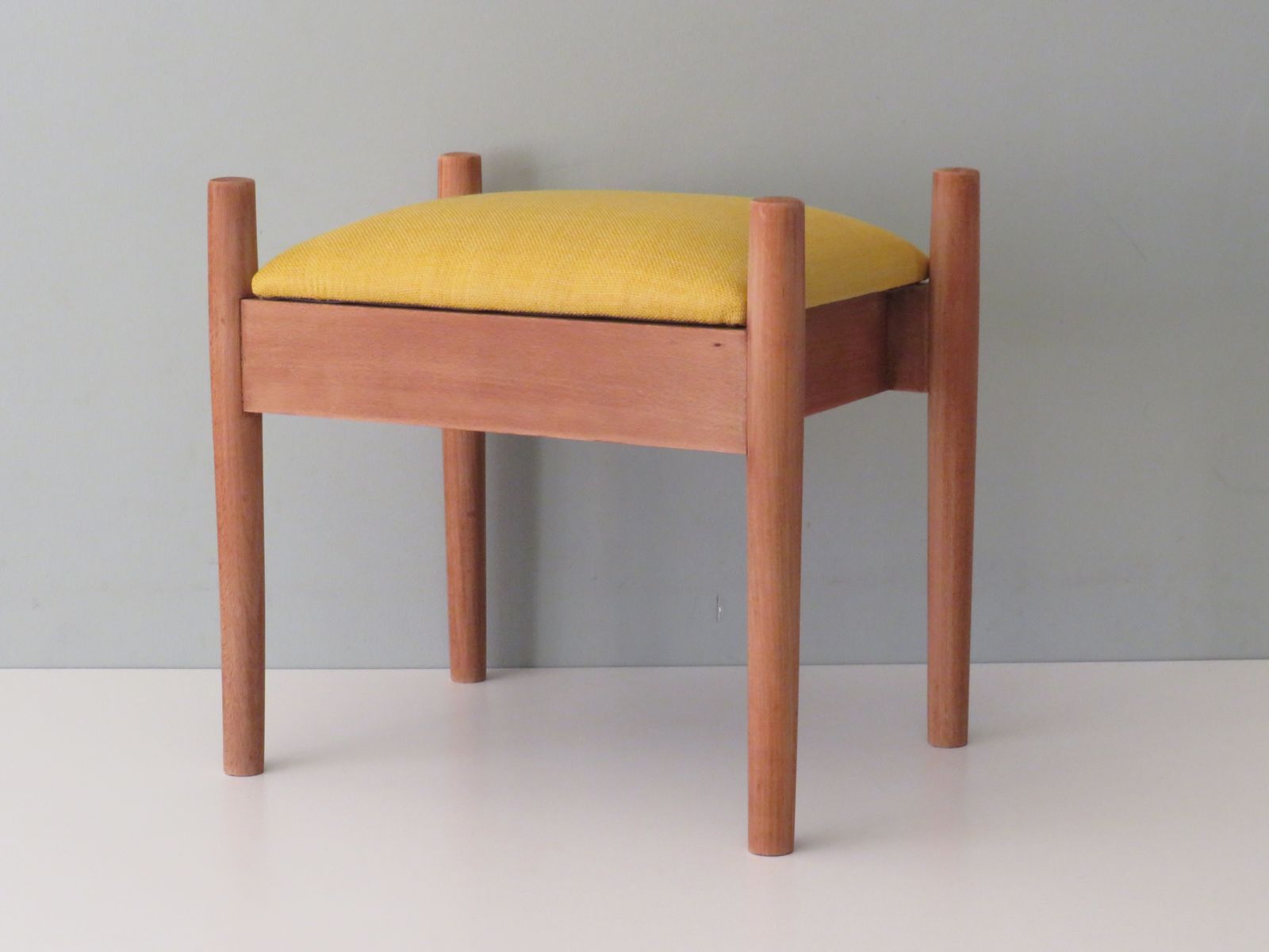 Scandinavian Footstool 1960 1970