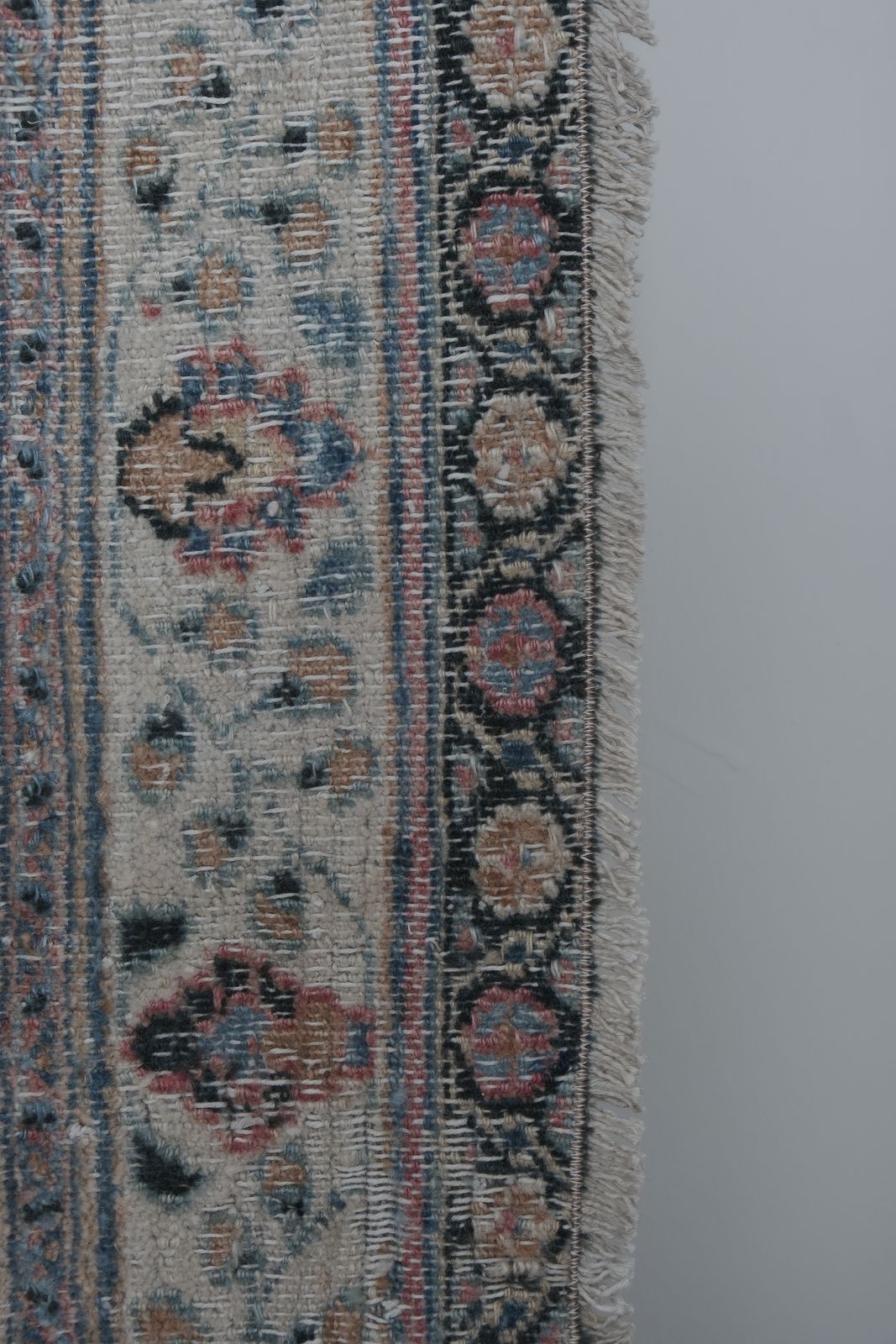 Blue Colors Distressed Oversized Rug photo for sale