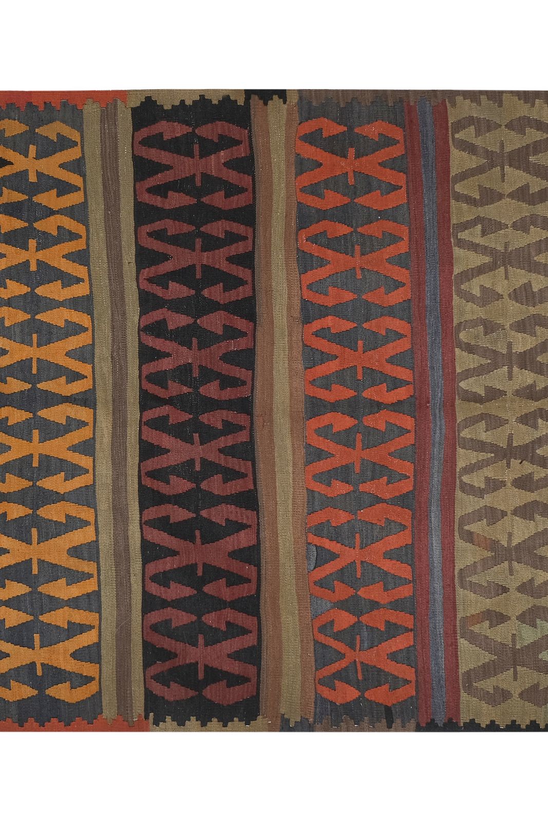Vintage Turkish Konya Kilim Rug 4'11'' X 10'1'' photo 1500.0