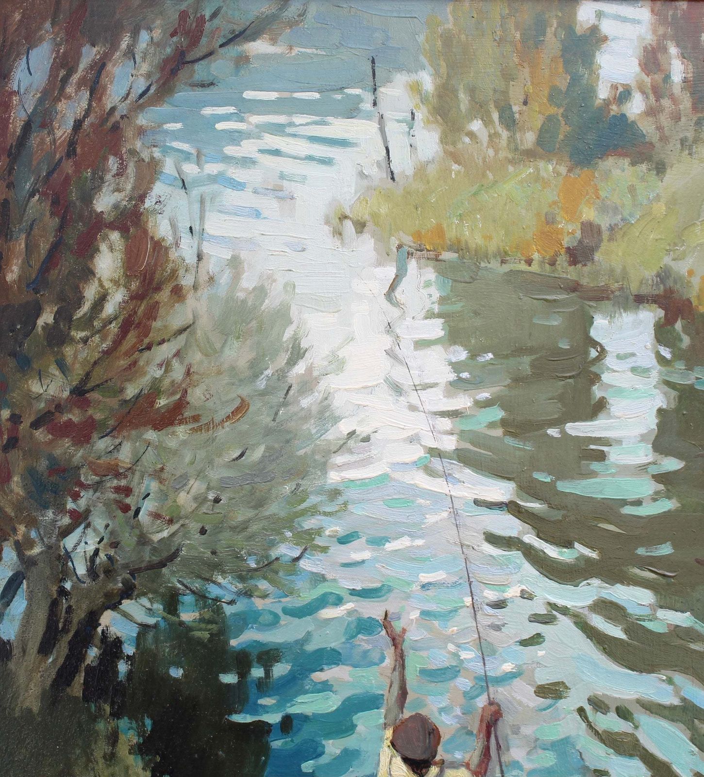 Art The Fisherman' By Gabriel VIé (Circa 1940s) photo