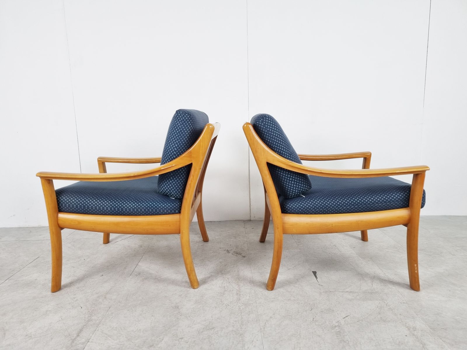 Pair Of Easy Chairs By Wilhelm Knoll, 1960s photo vintage