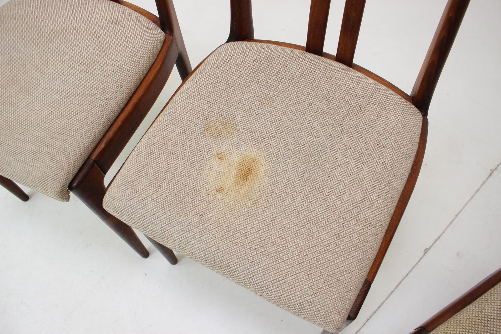 1970s Set Of Four Dining Chairs By Drevotvar Czechoslovakia photo for sale