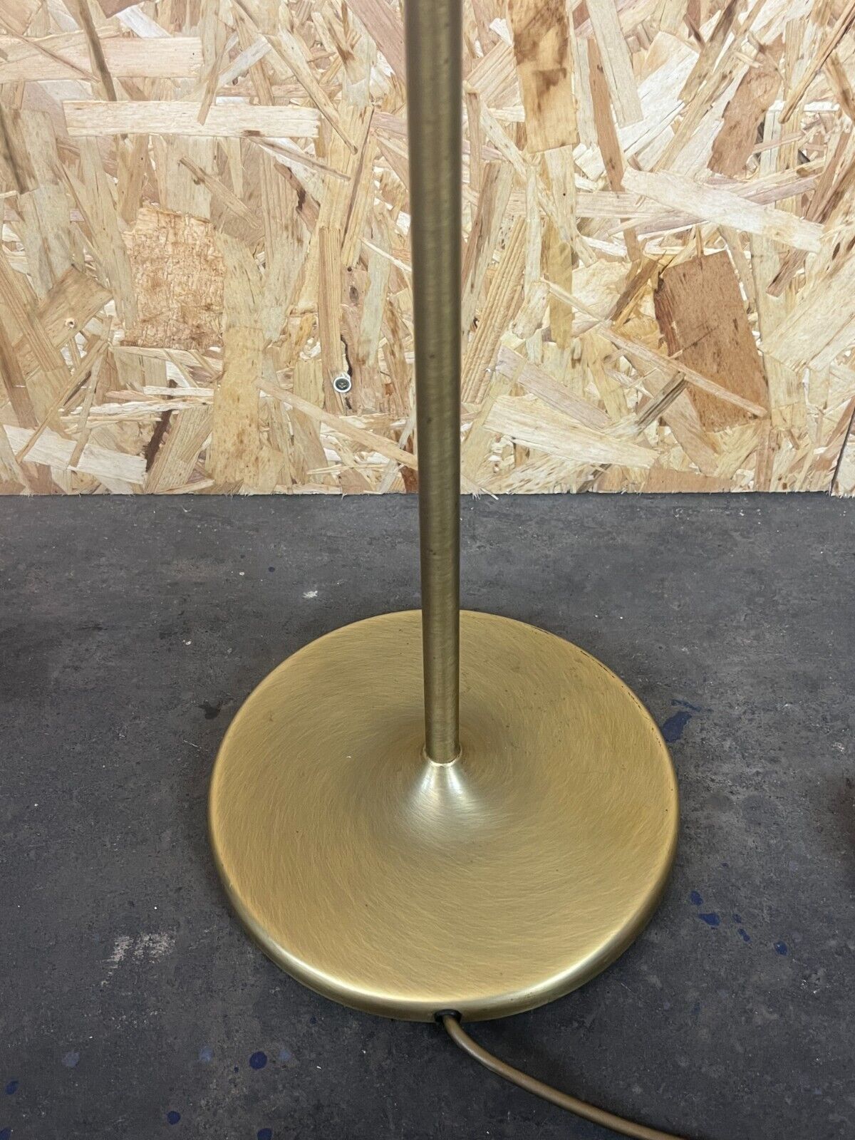 60s 70s Floor Lamp Hillebrand Space Age Design Braas And Glass photo vintage