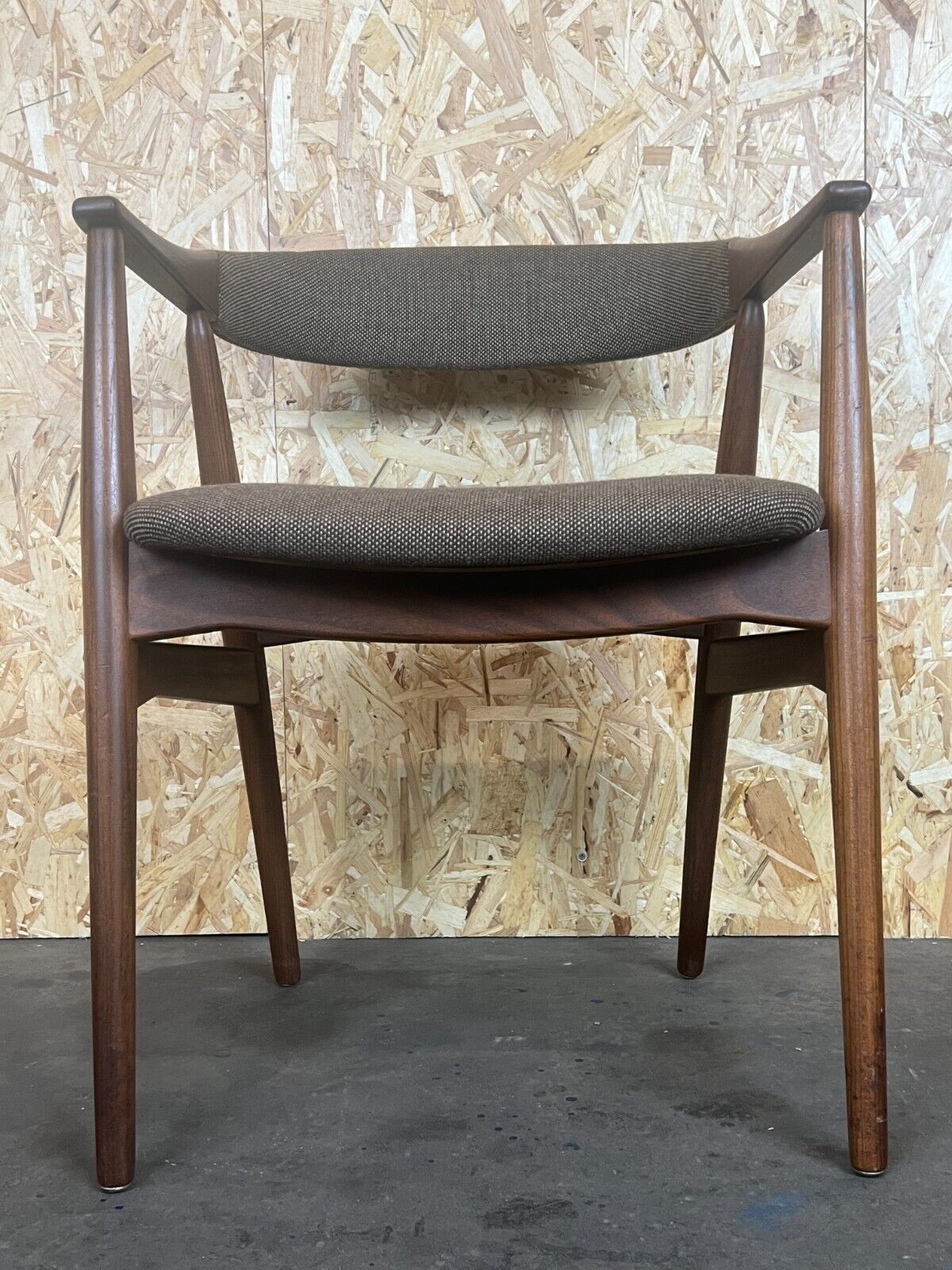 60s 70s Teak Armchair Desk Chair Th. Harlev For Farstrup 60s photo for sale