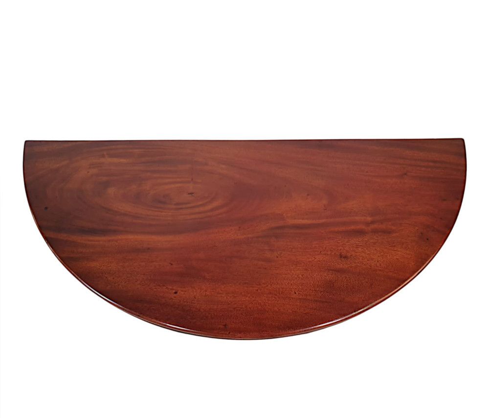 A Stunning 19th Century Irish Georgian Turn Over Leaf Tea Table photo buy