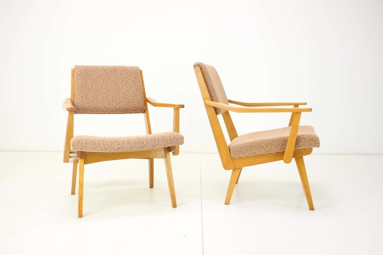 1960s Pair Of Armchairs By Krasna Jizba, Czechoslovakia photo furniture