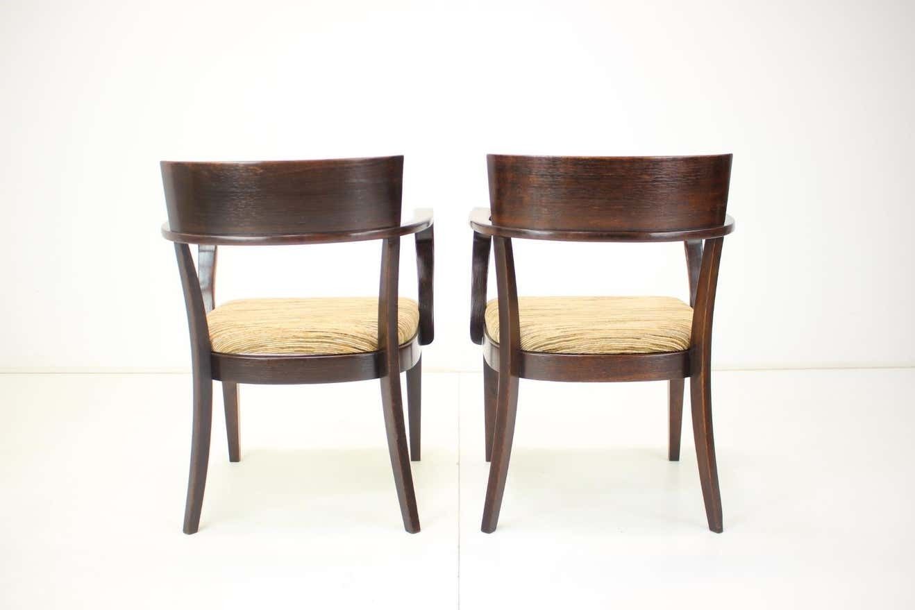 Rare Set Of Four Catalog Chairs H 224 By Jindřich Halabala 1930s, Czechoslovakia photo 3223.0
